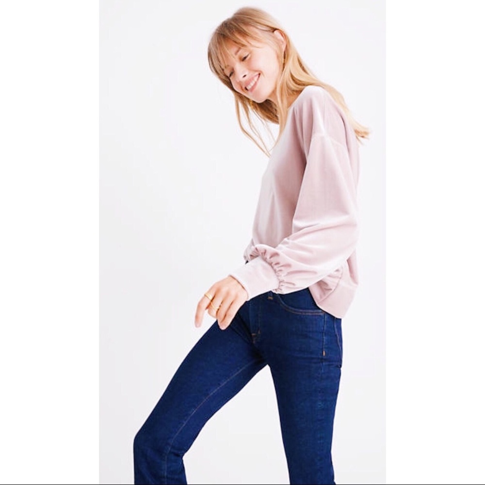 Madewell Velvet Balloon NWT